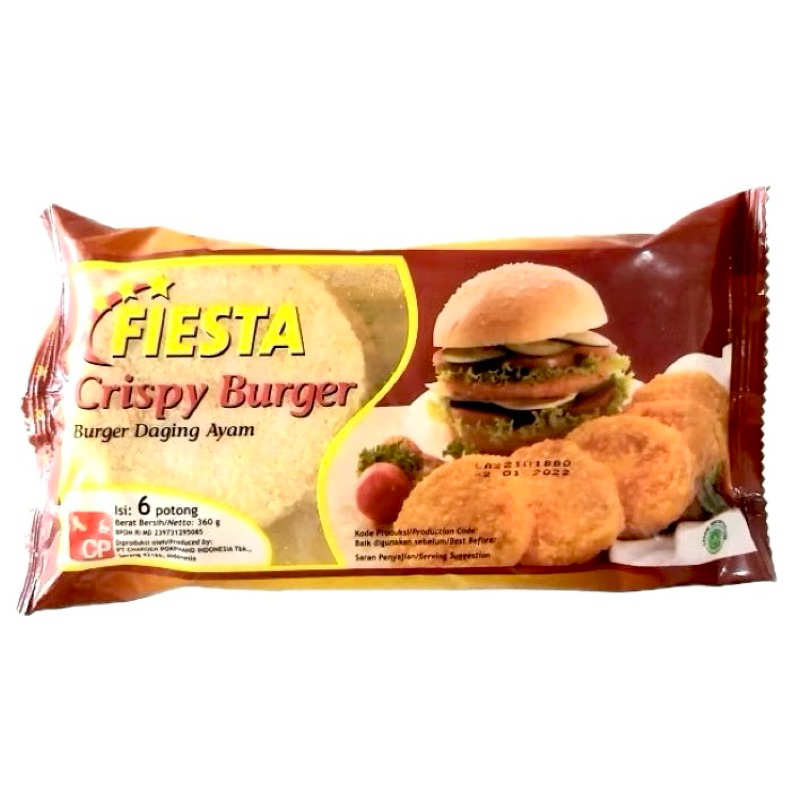 

Fiesta Crispy Burger 360 g
