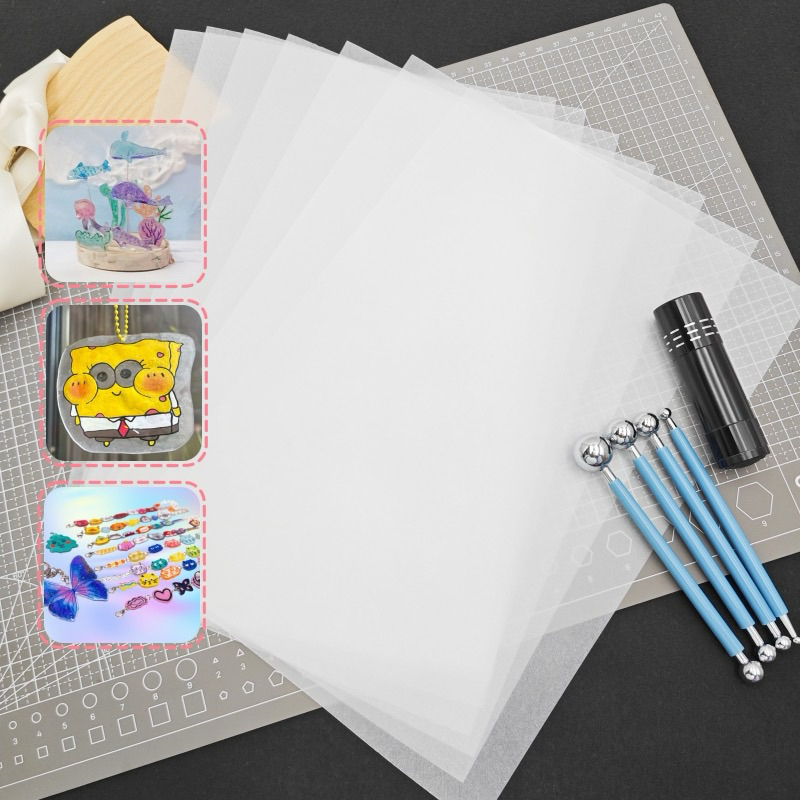 

HJK [Ready] Isi 10 Pcs Shrink Paper A4 Heat Kertas Yang Bisa Menyusut Dengan Panas
