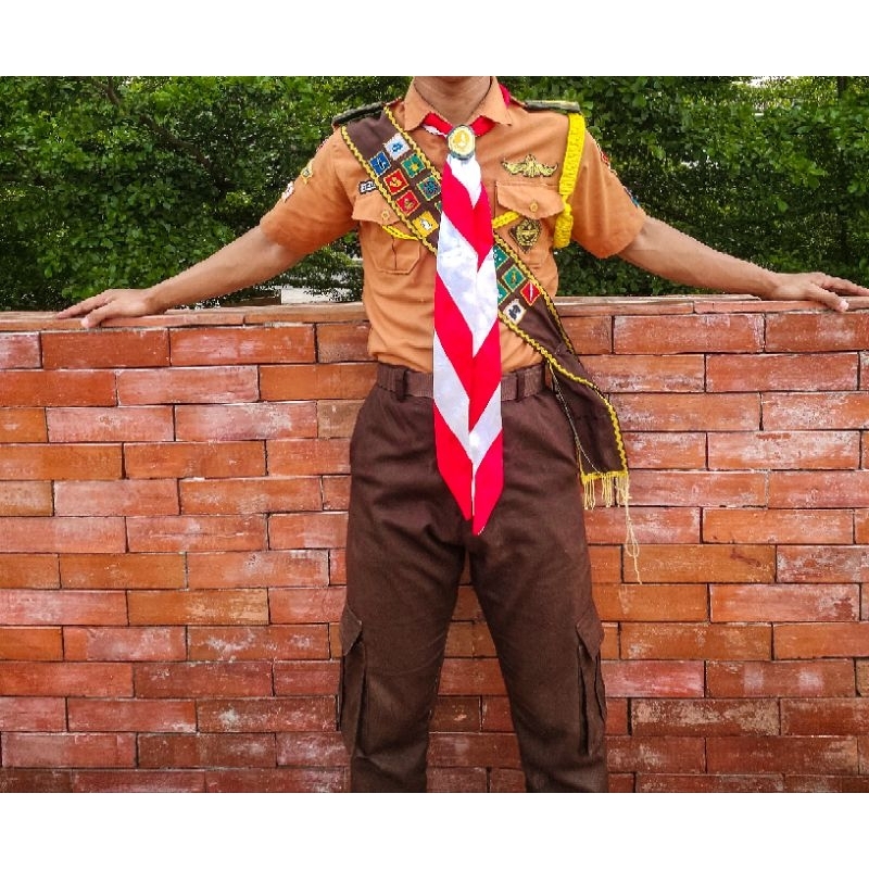 seragam pramuka penegak full atribut