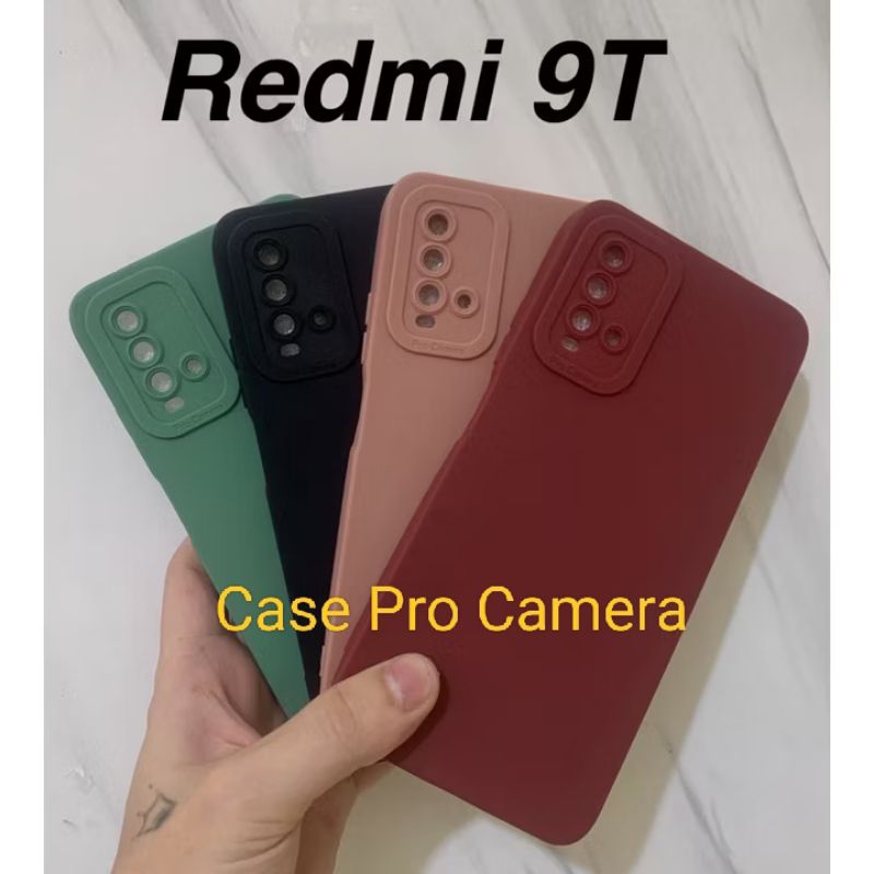 SoftCase Cesing Redmi 9T Case Pro Camera +Pelindung Camera Protector