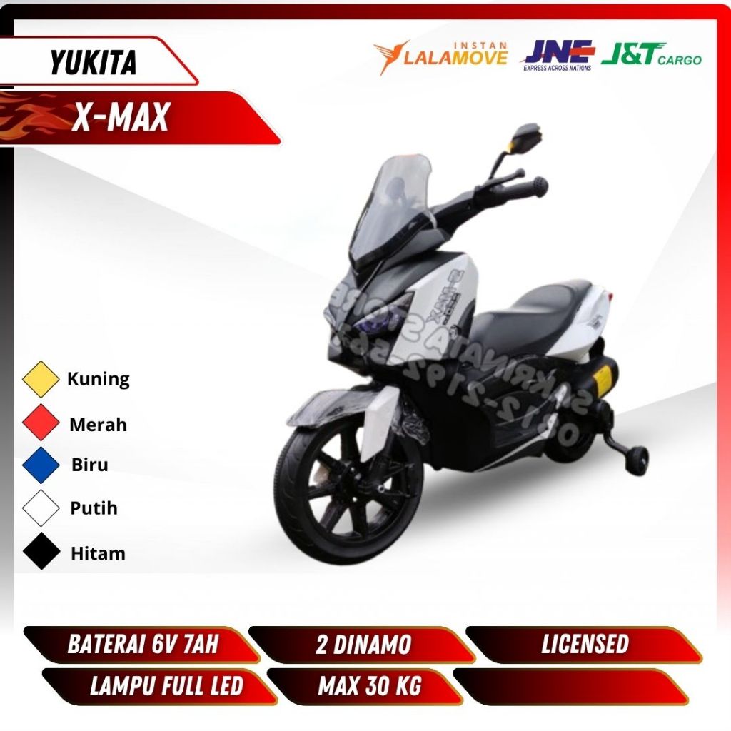 motor mainan aki xmax murah