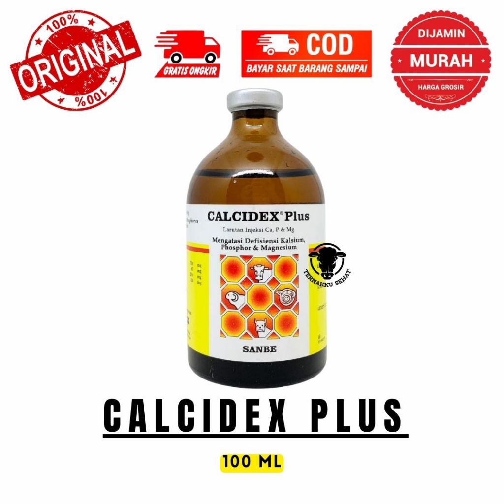 CALCIDEX Plus 100ML - SANBE Mengatasi Defisiensi Kalsiun, Magnesium dan Fosfor