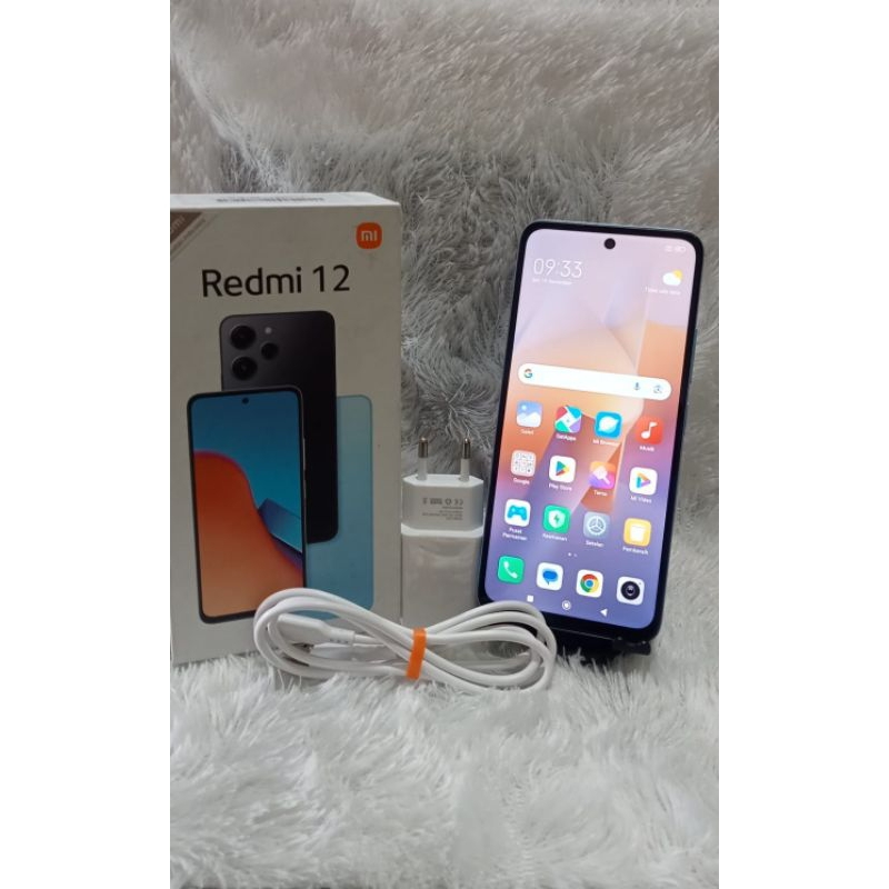 JUAL HP SECOND REDMI 12 RAM 8+4/128 KOTAK