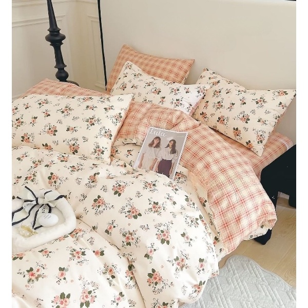 SLEEP PROJECT Paket Sprei Bedcover Quilt Cover Full Set Katun | Bria Cotton Blend Bedding