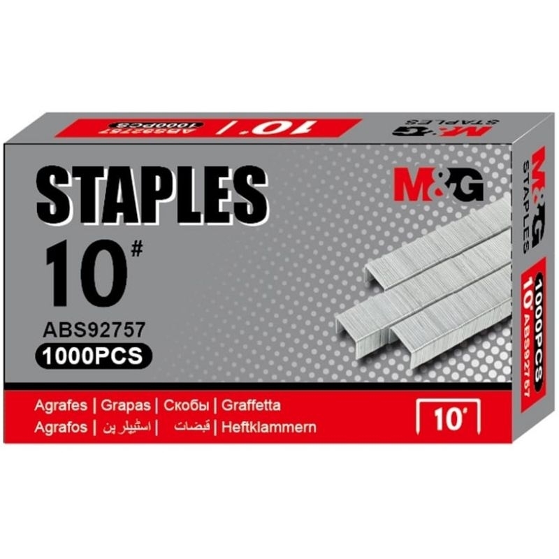 

STAPLES M&G ABS 92757 / ISI KLIP NO 10 M&G / PELURU HEKTER KECIL M&G