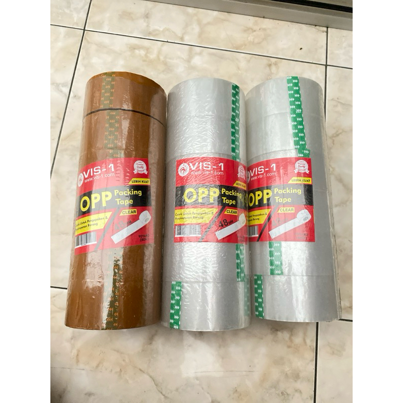 

ISOLASI LAKBAN VIS-1 2’(48mm) 90yard(80m)