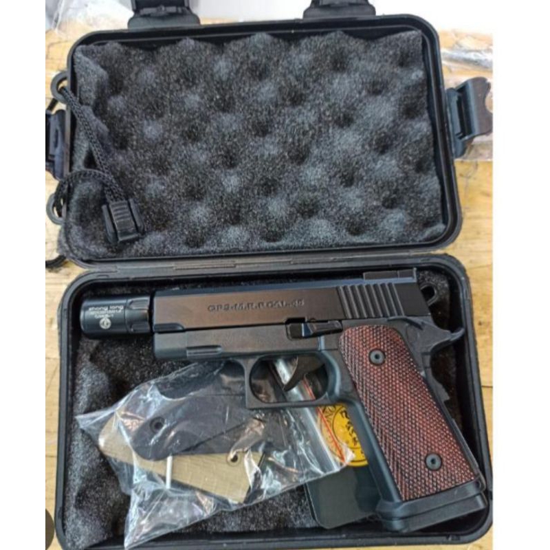 PISTOL GAS KOREK API MODEL FN  1911 fULL BESI
