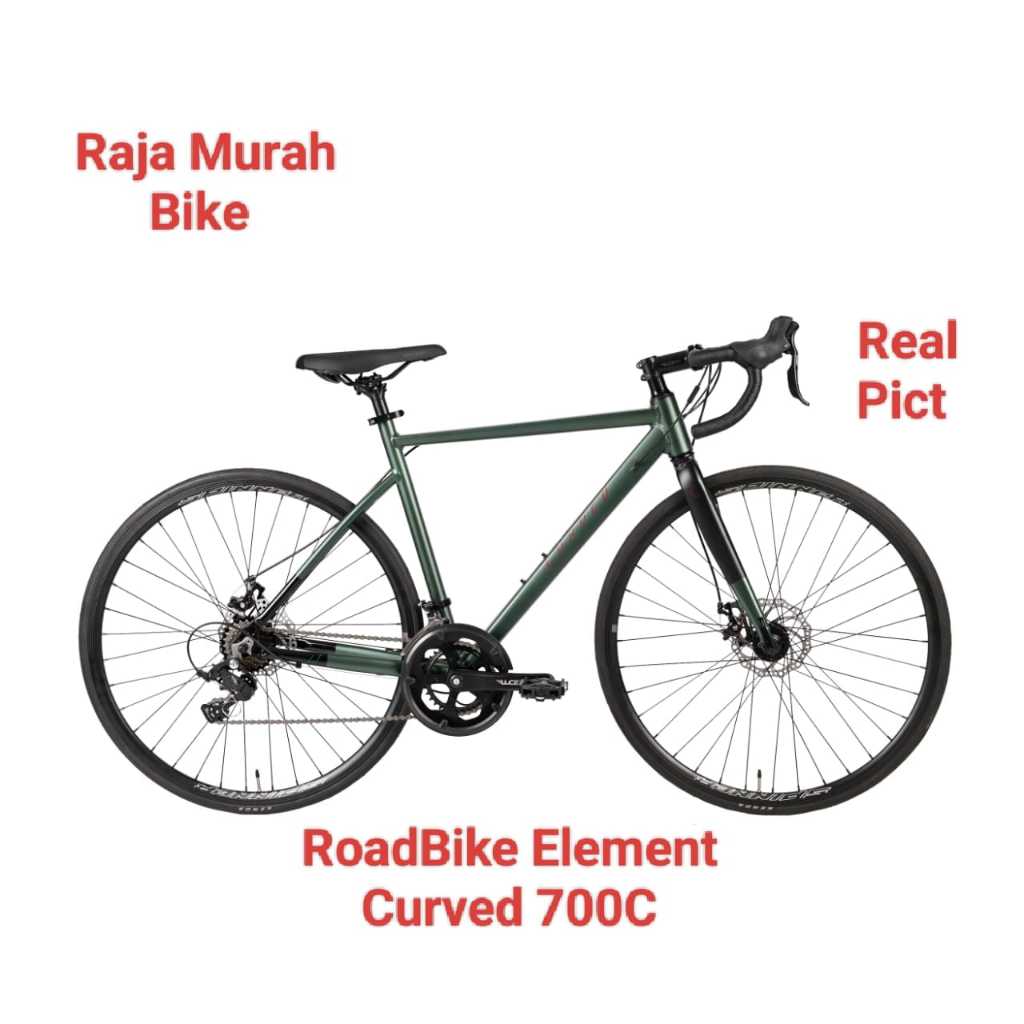Sepeda balap RoadBike Element Curved LT 700C Sepeda RoadBike 700C Element Curved LTT