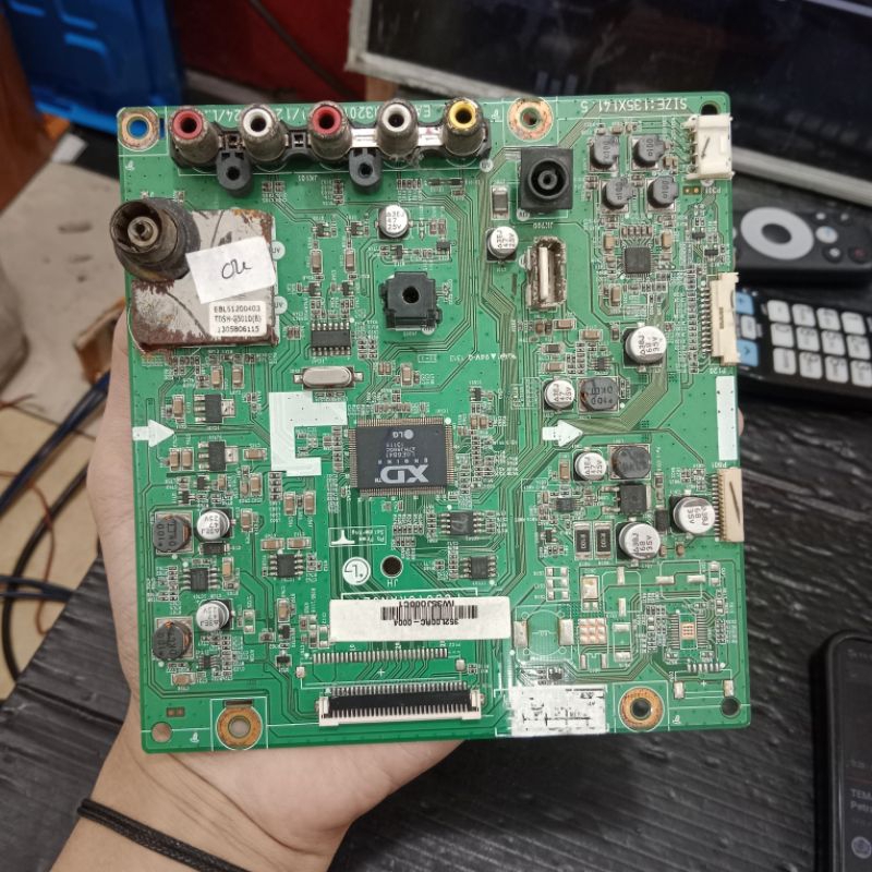mainboard mb mesin tv LG 22LN4050 modul tv mobo mesin tv led lg