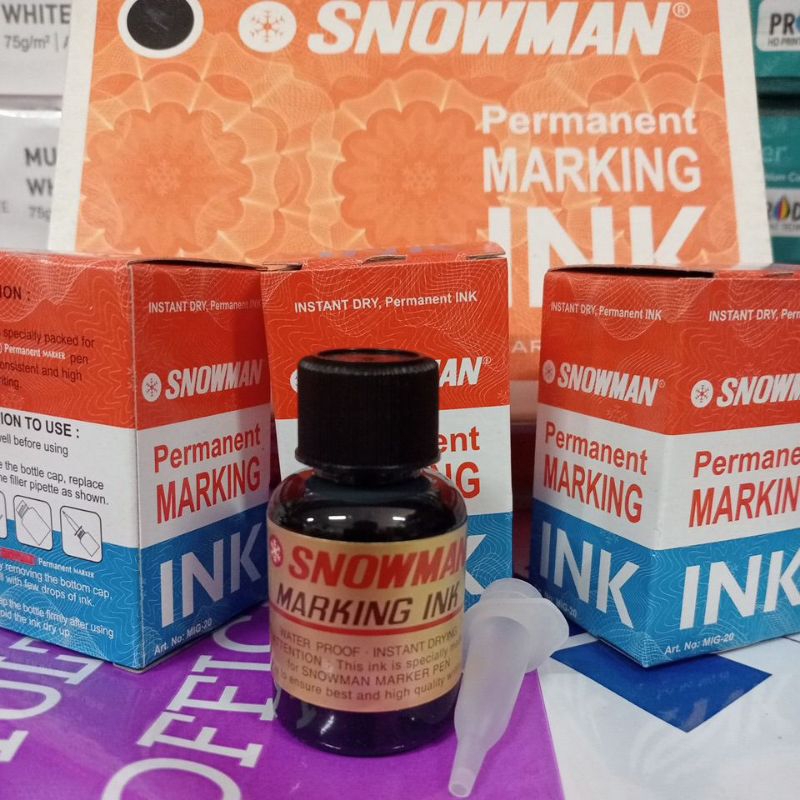 

Snowman Ink Permanen Marking MIG-20 1pcs