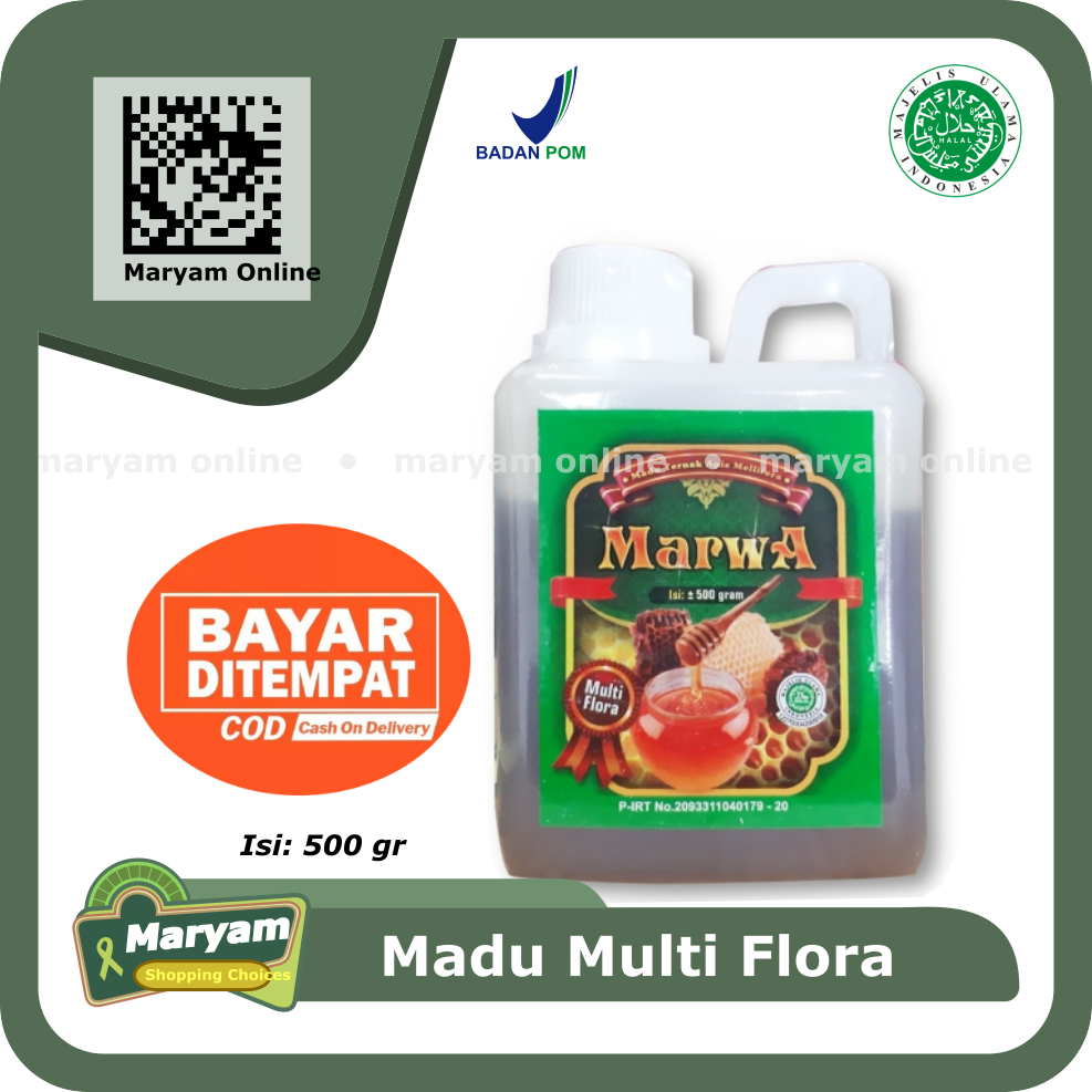 

Madu Marwa Multi Flora 500gr