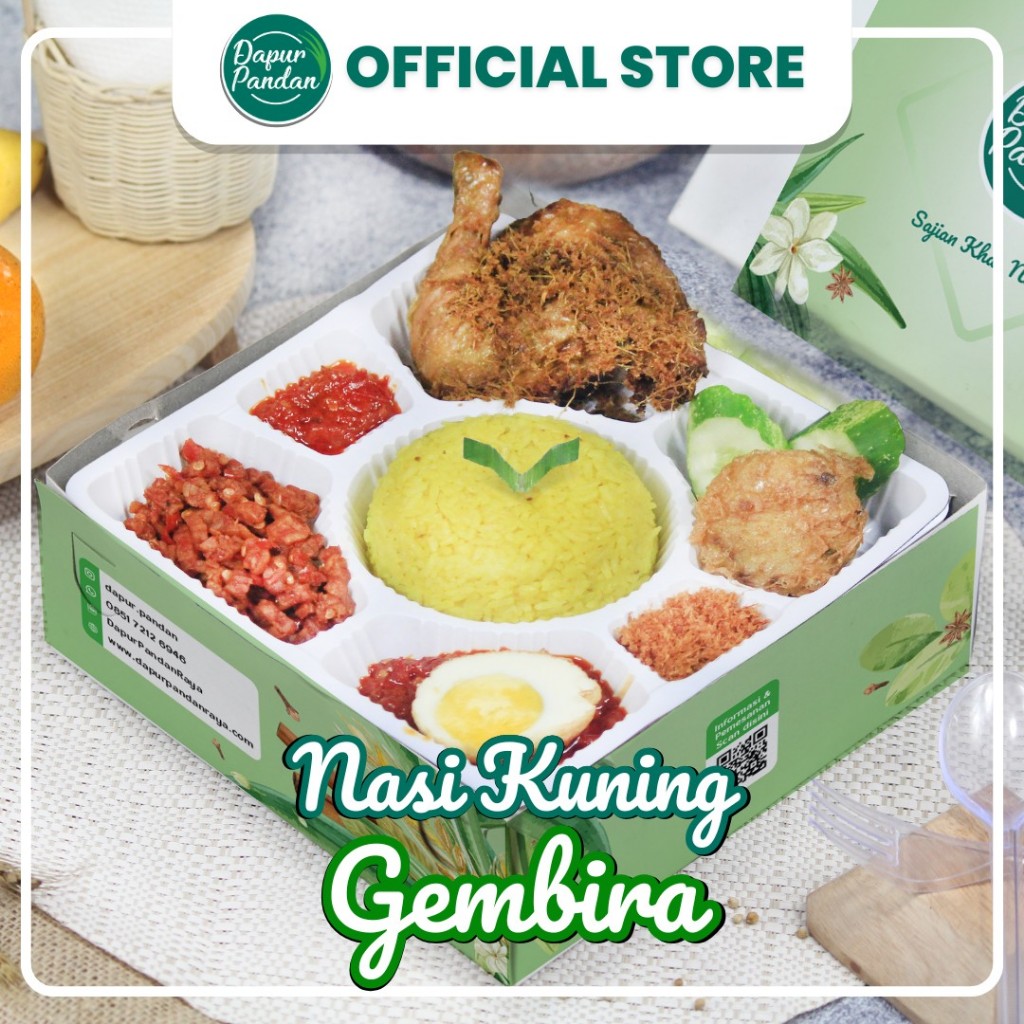 

Nasi Kuning Gembira Lunch Box Ready Cepat Langsung Kirim Terenak Tangerang