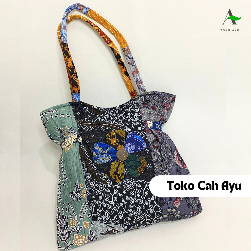 TOKO CAH AYU/TAS PERCA BATIK/TOTEBAG WANITA/OLEH-OLEH JOGJA