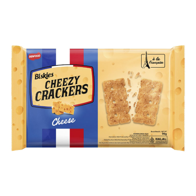 

Biskies Cheezy Crackers Keju 96g