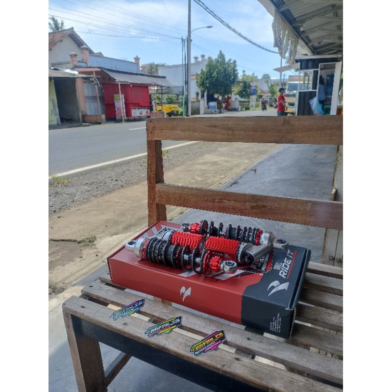 SHOCK RIDE IT GP PREMIUM DOUBLE CLICK 280MM 320MM (BACA DESKRIPSI)