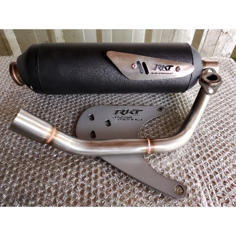 KNALPOT STANDAR RACING TYPE BLACK SERIES GENIO,BEAT DELUXE,BEAT STREET NEW,SCOOPY NEW 2021