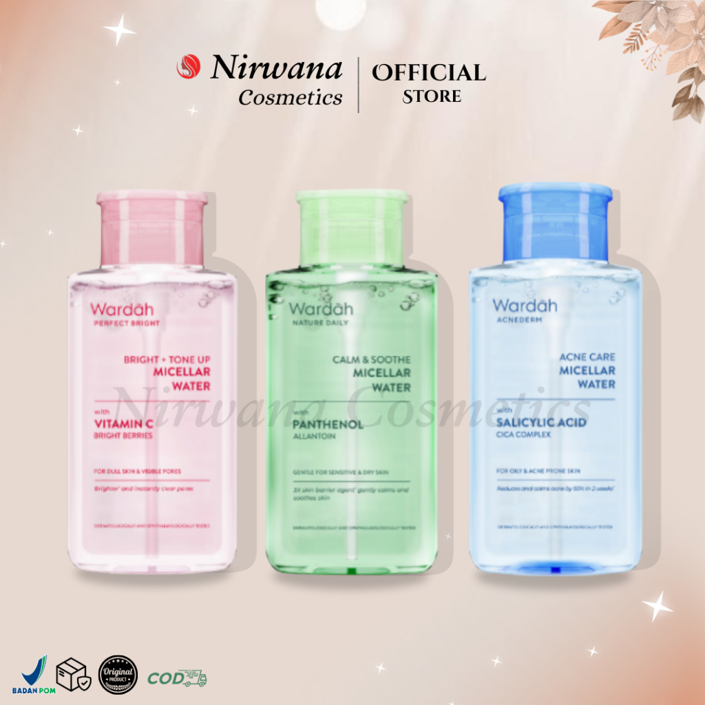 Wardah Micellar Water Pump 400ml