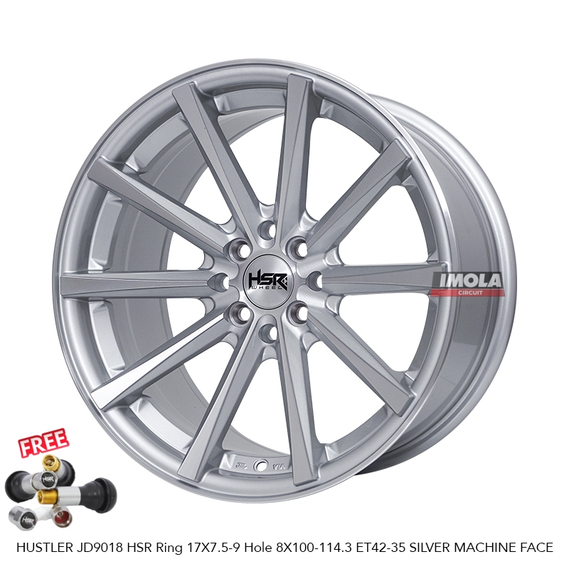 Velg Mobil R17 HSR HUSTLER JD9018 Velg Ring 17 Jazz Yaris Mobilio Livina Xenia Freed
