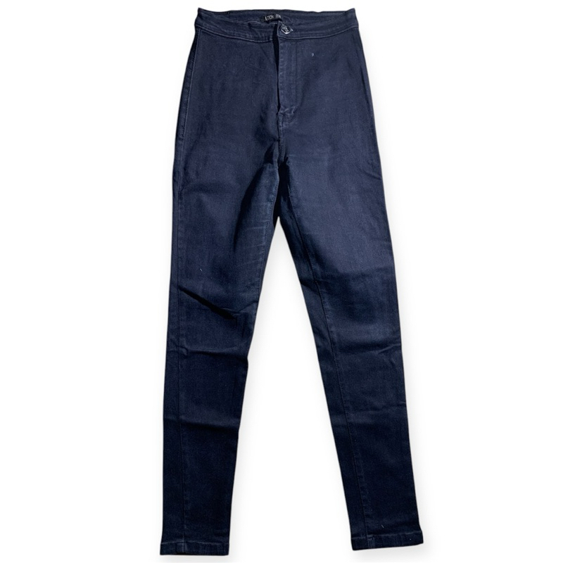 Celana Jeans High Waist Hitam (Preloved)