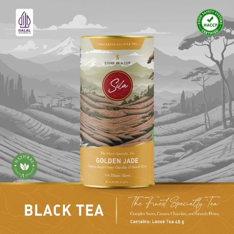 

Sila Specialty Tea | Golden Jade | Canister | Teh Premium | Black Tea