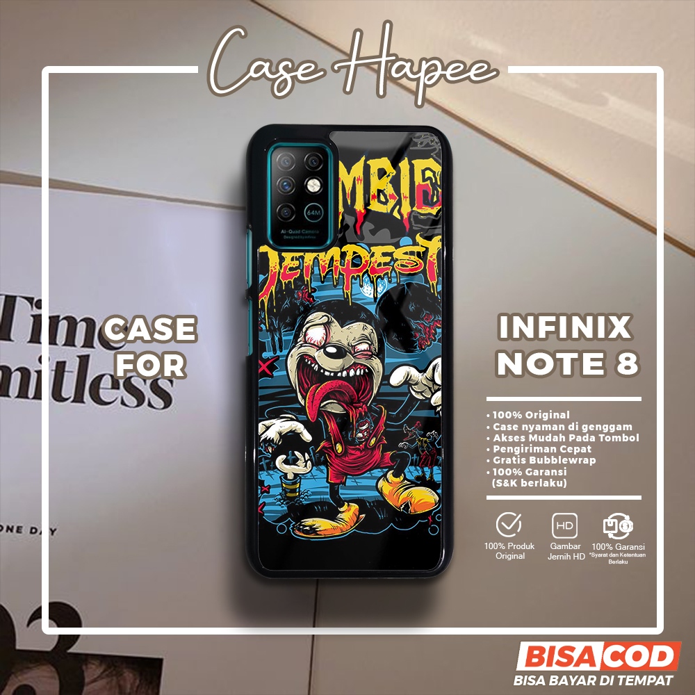 Case Infinix Note 8 Casing Infinix Note 8 [ZOMB] Casehapee Case Glossy Case Aesthetic Custom Case Pr