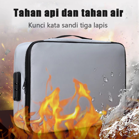 

Tas Penyimpan Dokumen Tahan Api dan Air Tempat Berkas Map