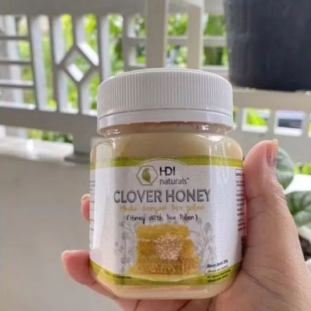 

Clover honey 250gr exp 2028 + sendok kayu