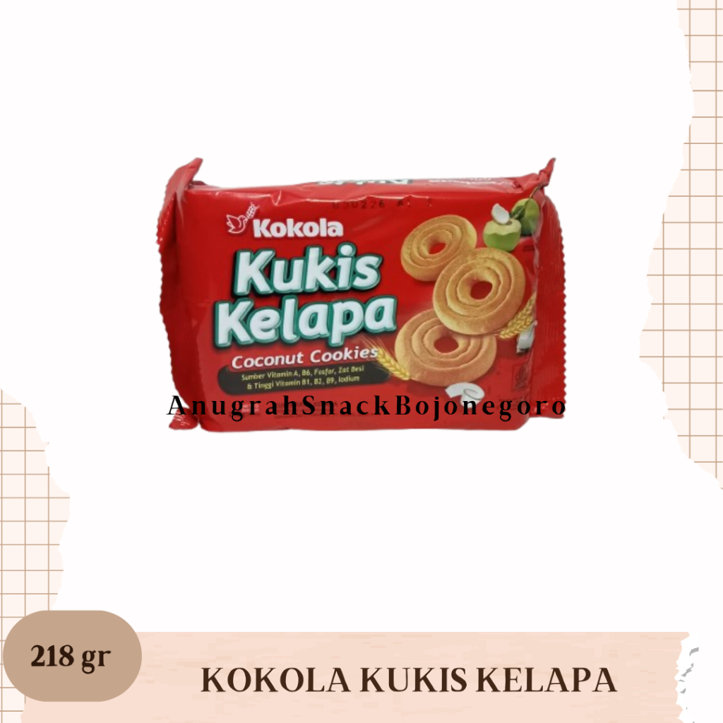 

Kokola Kukis Kelapa 218gr