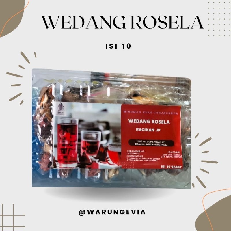 

WEDANG ROSELA KHAS YOGYAKARTA ISI 10