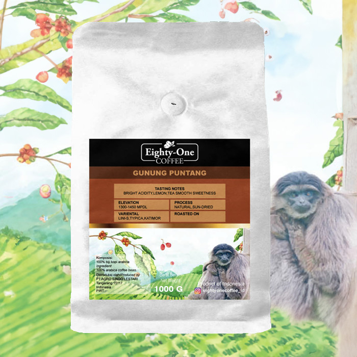 

Kopi Gunung Puntang Bandung | Single Origin Kopi Arabica | 1000 Gram