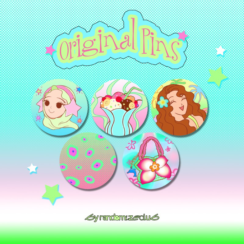 

[Originals] BEACH THEMED Pins