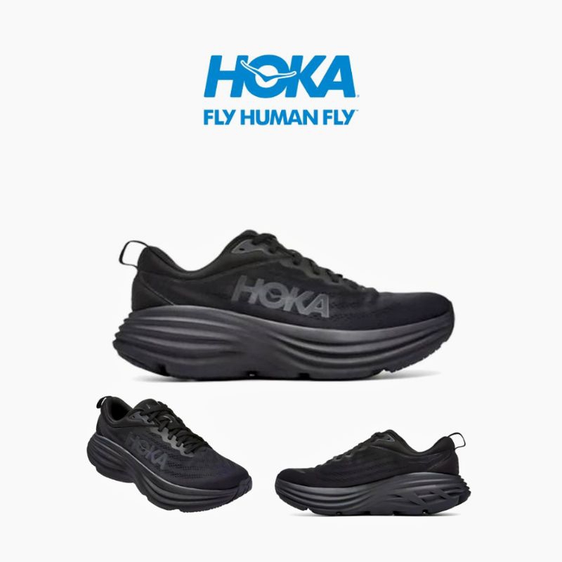 Runing Shoes Hoka Bondi 8 Full Black