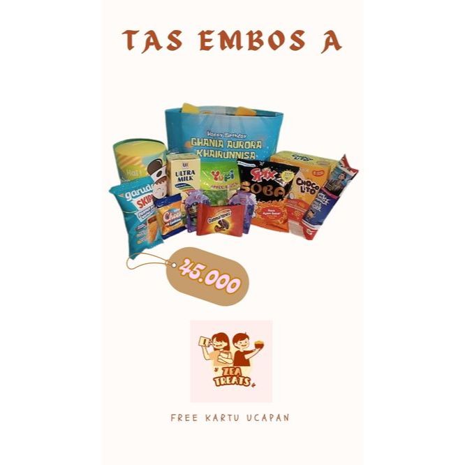 

Hadiah / Goodie Bag Ulang Tahun Anak - Tas Embos - Seri A