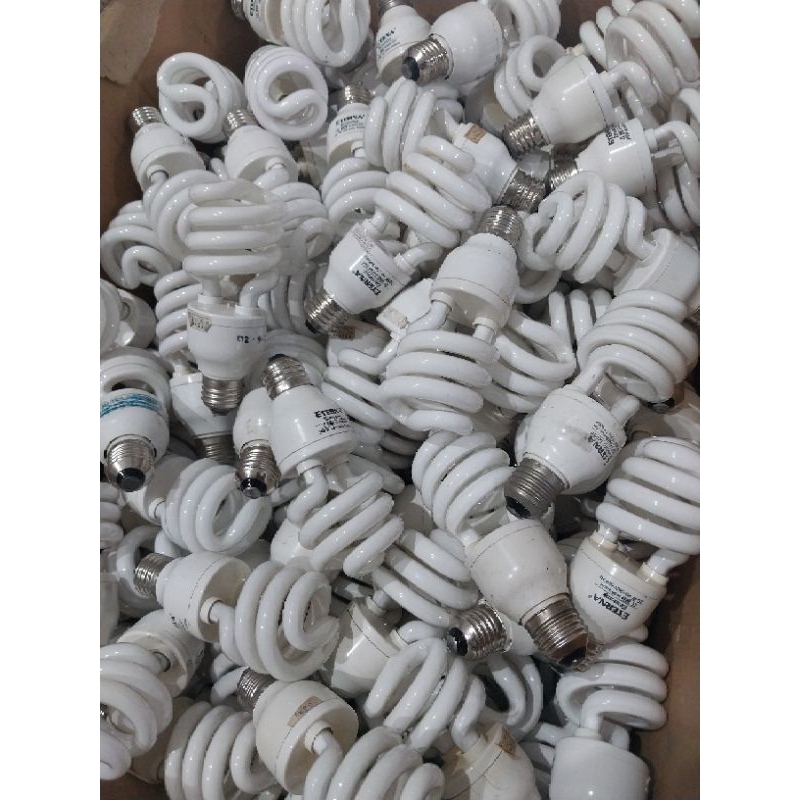 Lampu spiral off (mati) retur pabrik