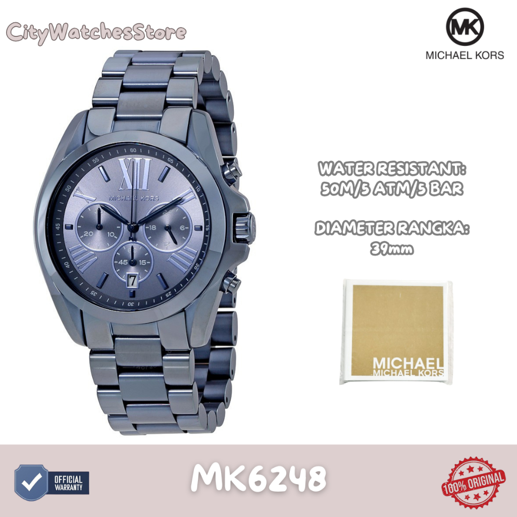 Jam Tangan Wanita Tali Rantai Anti Karat Original - MK6248 / Jam Tangan Wanita Original / Jam Wanita