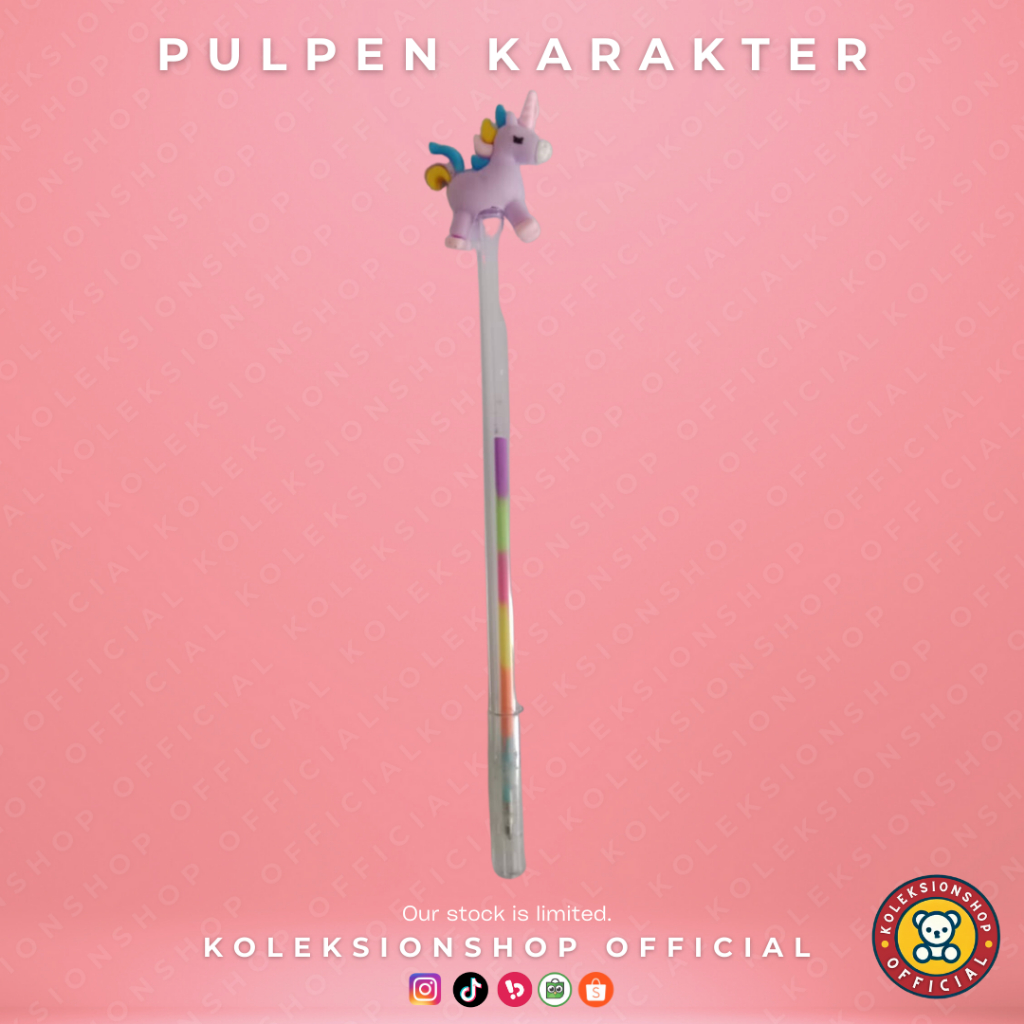 

Pulpen Tulis Gel Karakter Kuda
