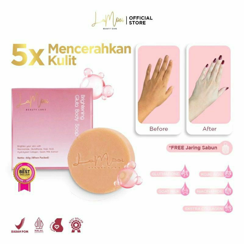 BRIGHTENING GLUTA BODY SOAP 60gr