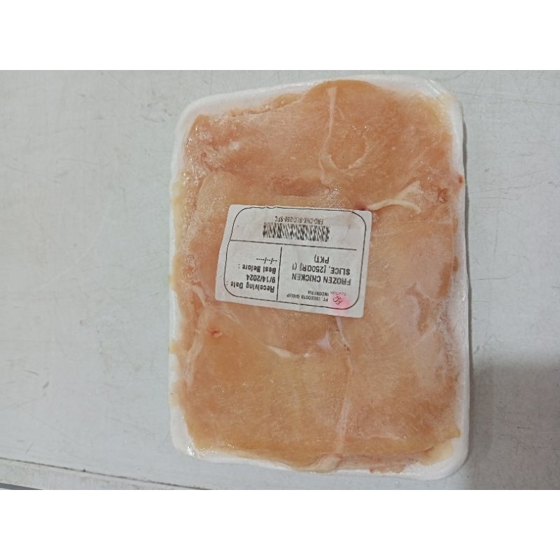 

Ayam slice frozen 250gr/ ayam slice