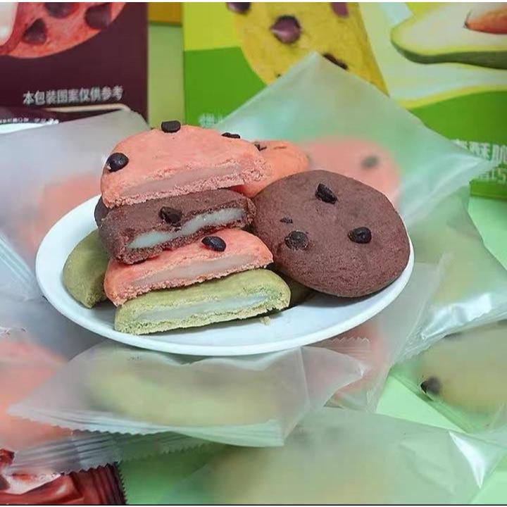 

[HALAL] choco pie mochi/marsmallow/choco pie/cookies,coklat,strawberry dan matcha