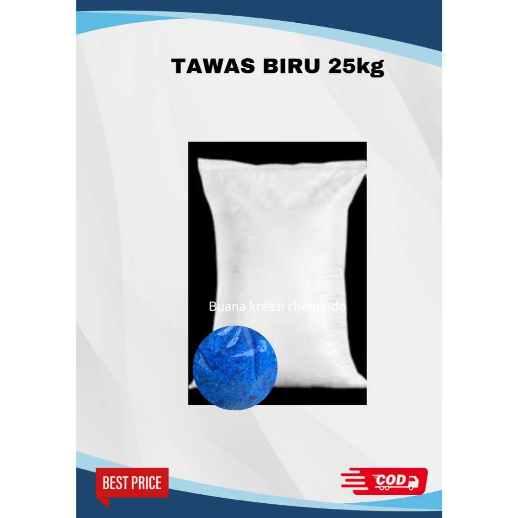 TAWAS BIRU 25kg (TERUSI KRISTAL)