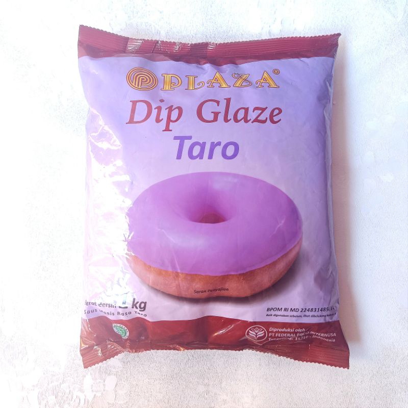 

DIP GLAZE PLAZA 1 KG RASA TARO TOPPING KUE DONAT ROTI PISANG GORENG