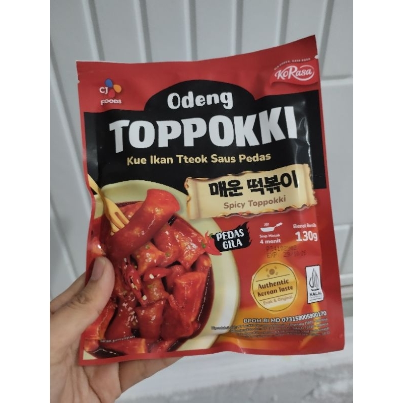 

CJ Odeng Toppokki dengan Saos Pedas uk 130gr