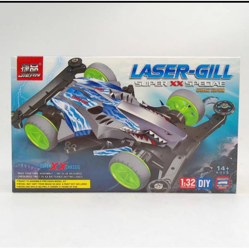 Tamiya Replika Mini 4wd Merk Jiepin Laser Gill