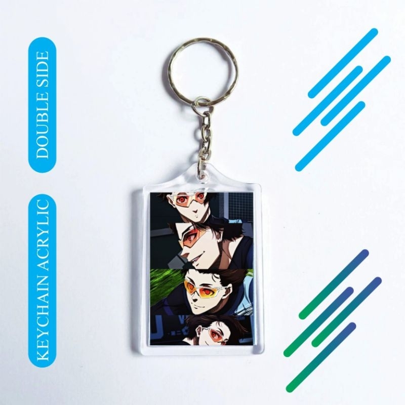SIAP KIRIM Gantungan Kunci Keychain Blue Lock Yukimiya Kenyu