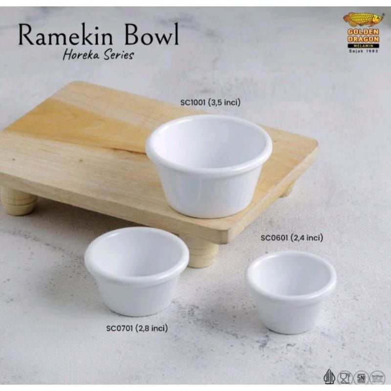 Ramekin bowl - tempat saos sambal melamin horeka series