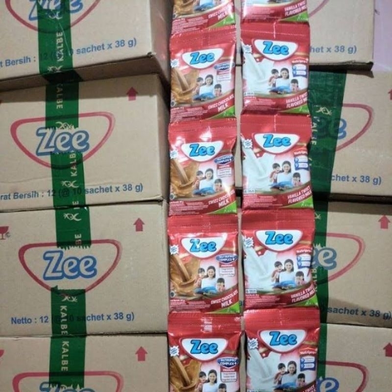 

SUSU ZEE RENTENG COKLAT/VANILA 38GX10