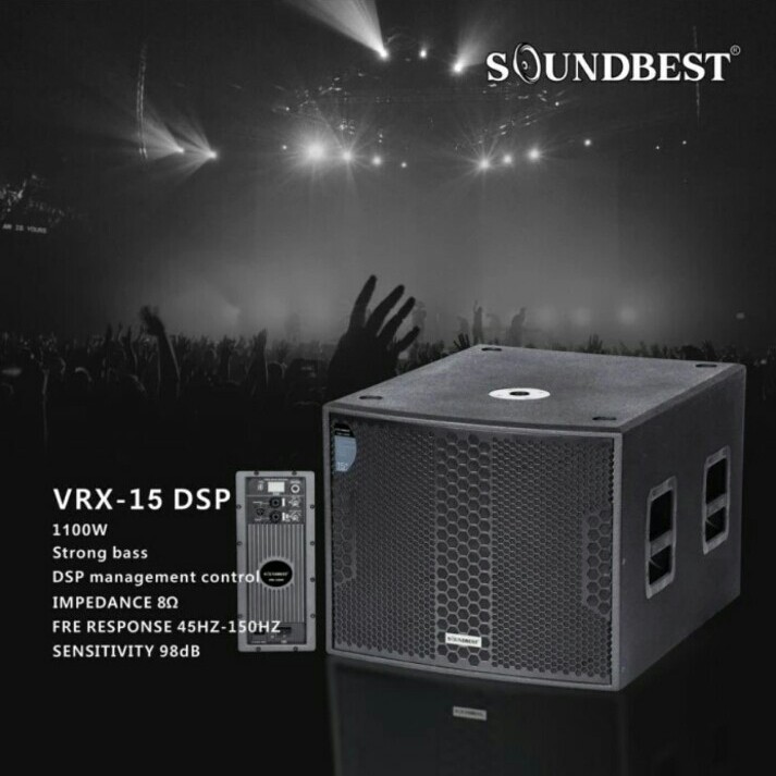 SUBWOOFER AKTIF 15 INCH SOUNDBEST VRX 15 DSP / VRX15 DSP – ORIGINAL