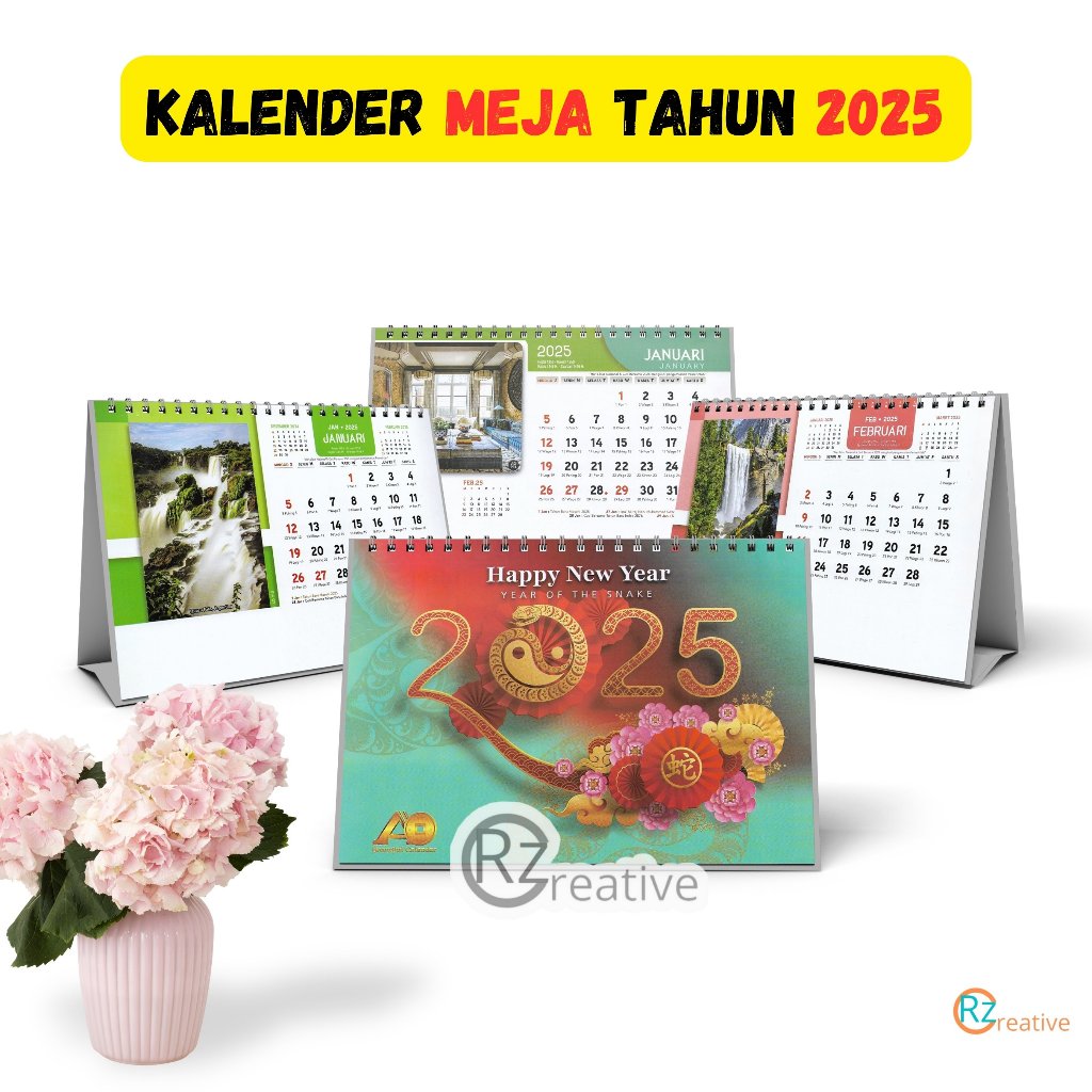 

Kalender Meja Baru Tahun 2025