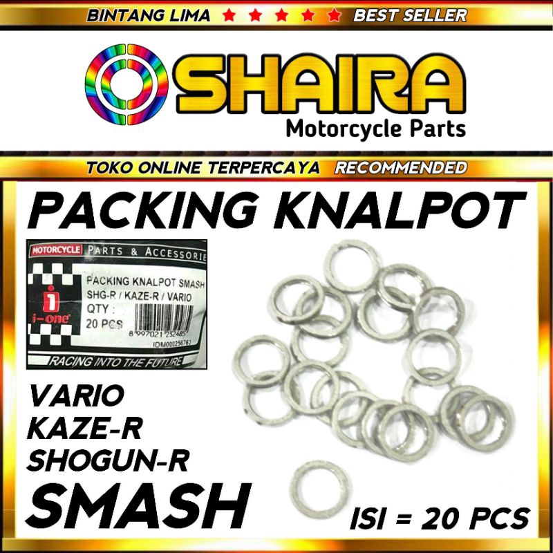 ASBES KNALPOT / PACKING KNALPOT SMASH / VARIO / KAZE R / SHOGUN R PACKING KNALPOT VARIO / PACKING KN