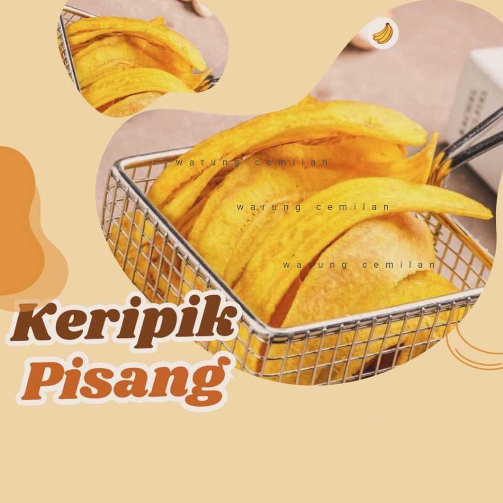 

Keripik Pisang Kepok Bumbu Asin Gurih Kriuk / Kerpik Pisang Renyah